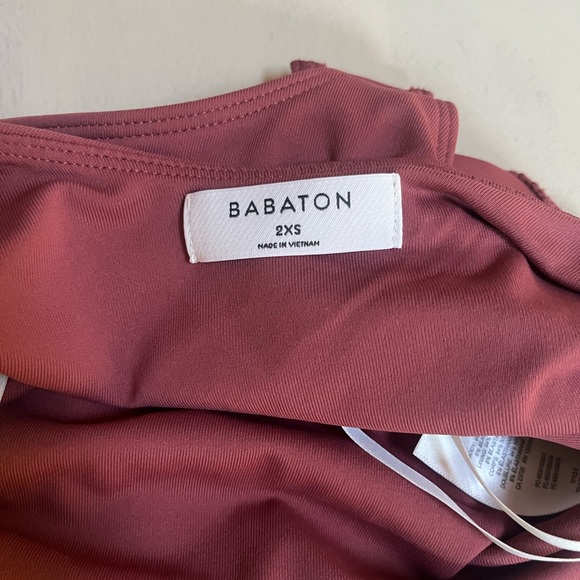 Babaton contour halter bodysuit red willow size XXS - Picture 5 of 6